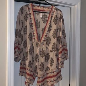 M/L sheer kimono/overshirt